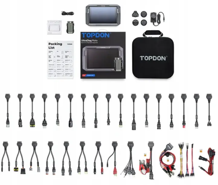 TOPDON UltraDiag Moto – profesionální diagnostika motocyklů 80+ značek - Obrázek 5